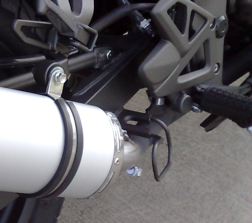 Exhaust compatible with Kymco Quannon 125 2007-2016, Albus Ceramic, Slip-on exhaust including removable db killer and link pipe, EPA-compliant 