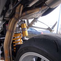 Exhaust compatible with Bmw R1200S 2006-2008, Furore Nero, Dual slip-on including removable db killers and link pipes, EPA-compliant 