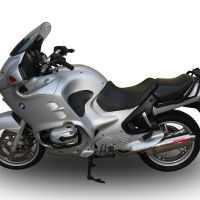 Exhaust compatible with Bmw R1150RT 2000-2006, Trioval, Slip-on exhaust including removable db killer and link pipe, EPA-compliant 