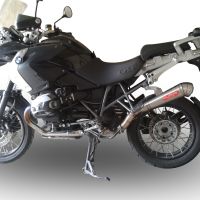 Exhaust compatible with Bmw R1200GS - Adventure 2004-2009, Powercone Evo, Slip-on exhaust including removable db killer and link pipe, EPA-compliant 
