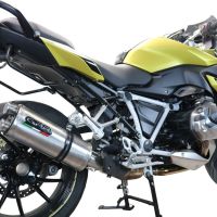 Exhaust compatible with Bmw R1250R R1250RS 2019-2020, Dual Inox, Slip-on exhaust including removable db killer and link pipe, not EPA-compliant 