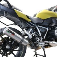 Exhaust compatible with Bmw R1250R R1250RS 2019-2020, M3 Titanium Natural, Slip-on exhaust including removable db killer and link pipe, EPA-compliant 