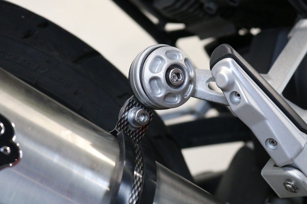 Exhaust compatible with Bmw R1250R R1250RS 2019-2020, Dual Poppy, Slip-on exhaust including removable db killer and link pipe, EPA-compliant 