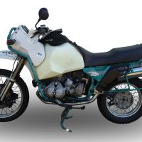 Exhaust compatible with Bmw R100GS 1987-1996, Trioval, Slip-on exhaust including removable db killer and link pipe, EPA-compliant 