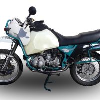 Exhaust compatible with Bmw R100GS 1987-1996, Vintacone, Slip-on exhaust including removable db killer and link pipe, EPA-compliant 