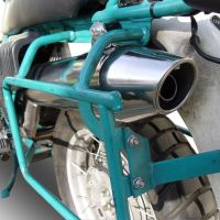 Exhaust compatible with Bmw R100GS 1987-1996, Vintacone, Slip-on exhaust including removable db killer and link pipe, EPA-compliant 