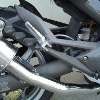 Exhaust compatible with Cagiva X-Raptor 1000 2002-2002, Furore Nero, Dual slip-on including removable db killers and link pipes, EPA-compliant 