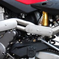 Exhaust compatible with Husqvarna TE 610 E - SM 610 2005-2006, Furore Nero, Mid-Full system exhaust including removable db killer 