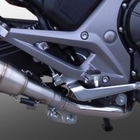 Exhaust compatible with Honda NC750X NC750S DCT 2017-2015, Powercone Evo, Slip-on exhaust including removable db killer and link pipe, EPA-compliant 