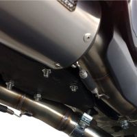 Exhaust compatible with Yamaha YZF 1000 R1 2007-2008, Albus Ceramic, Dual slip-on including removable db killers and link pipes, EPA-compliant 