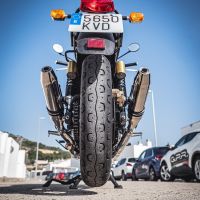 Exhaust compatible with Royal Enfield Interceptor 650 2019-2020, Deeptone Inox, Dual slip-on exhausts including removable db killers and link pipes 