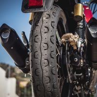 Exhaust compatible with Royal Enfield Interceptor 650 2021-2025, Furore Evo4 Nero, Dual slip-on exhausts including removable db killers and link pipes 