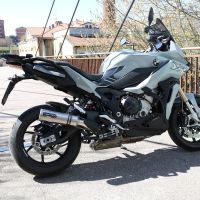 Exhaust compatible with Bmw S1000XR 2020-2025, M3 Inox , Slip-on exhaust including removable db killer and link pipe, EPA-compliant 
