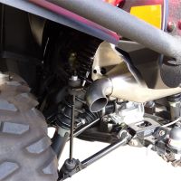 Exhaust compatible with Polaris Sportsman Xp 850 / Xp 850 Forest 2010-2014, Power Bomb, Slip-on exhaust including removable db killer and link pipe, EPA-compliance NOT required 