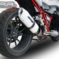 Exhaust compatible with Bmw R1200R 2015 LC 2017-2019, Albus Evo4, Slip-on exhaust including removable db killer and link pipe, EPA-compliant 