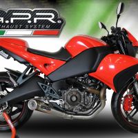 Exhaust compatible with Buell 1125 R -CR 2005-2009, Powercone Evo, Mid-Full system exhaust including removable db killer 