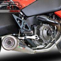 Exhaust compatible with Buell 1125 R -CR 2005-2009, Powercone Evo, Mid-Full system exhaust including removable db killer 