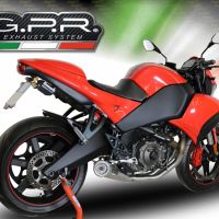 Exhaust compatible with Buell 1125 R -CR 2005-2009, Powercone Evo, Mid-Full system exhaust including removable db killer 