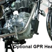 Exhaust compatible with Royal Enfield Classic / Bullet Efi 500 2009-2016, Decatalizzatore, Decat pipe 