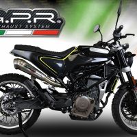 GPR exhaust compatible with Husqvarna Svartpilen 401 2018-2019, Powercone Evo, Homologated legal Mid-full system exhaust, including removable db killer and catalyst  