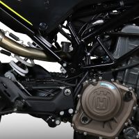 GPR exhaust compatible with Husqvarna Svartpilen 401 2018-2019, M3 Poppy , Homologated legal Mid-full system exhaust, including removable db killer and catalyst  