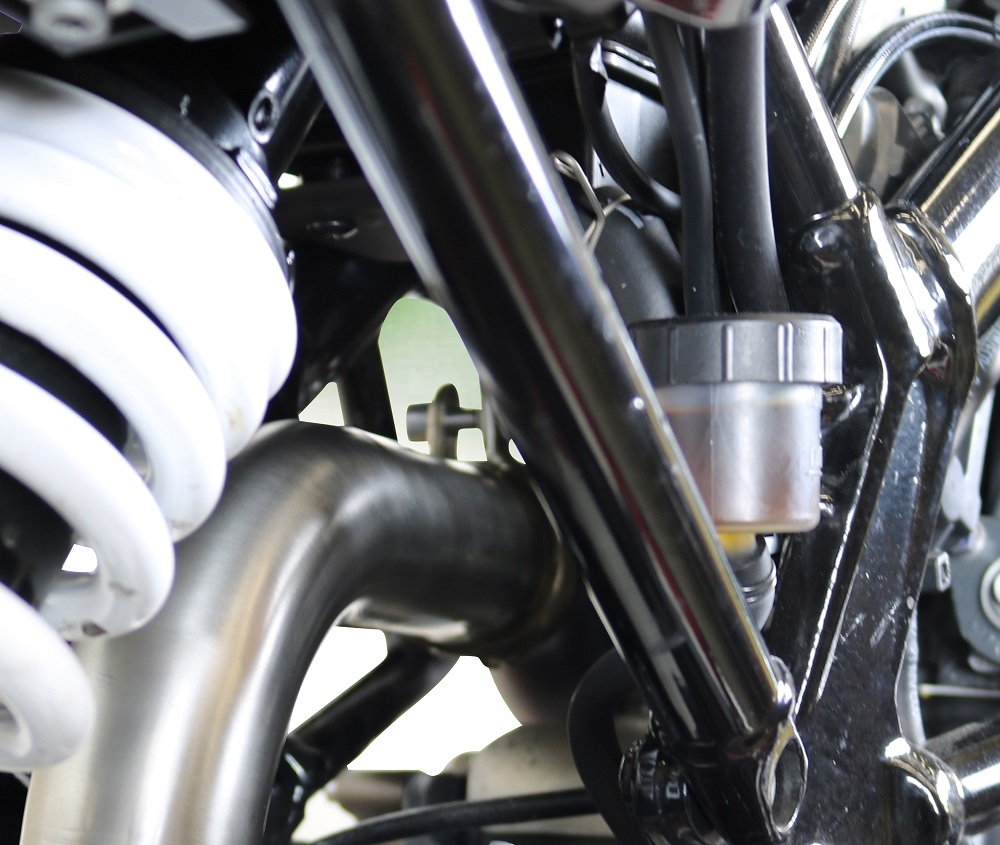 GPR exhaust compatible with Husqvarna Svartpilen 401 2018-2019, M3 Titanium Natural, Homologated legal Mid-full system exhaust, including removable db killer and catalyst  