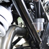 GPR exhaust compatible with Husqvarna Svartpilen 401 2018-2019, M3 Titanium Natural, Homologated legal Mid-full system exhaust, including removable db killer and catalyst  