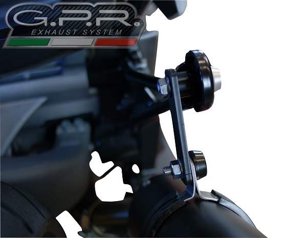Exhaust compatible with Bmw C650 Sport 2016-2020, Albus Evo4, Slip-on exhaust including removable db killer and link pipe, EPA-compliant 
