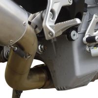 Exhaust compatible with Mv Agusta Brutale 800 2017-2020, Albus Evo4, Slip-on exhaust including link pipe and removable db killer 