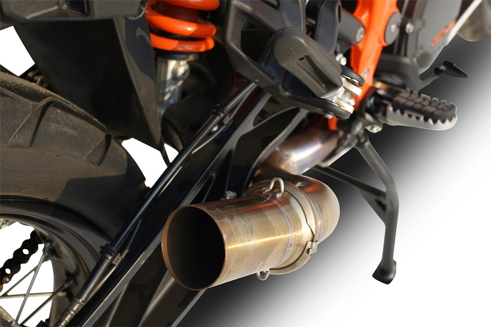 Exhaust compatible with Ktm 1290 Super Adventure 2017-2020, Decatalizzatore, Decat pipe 