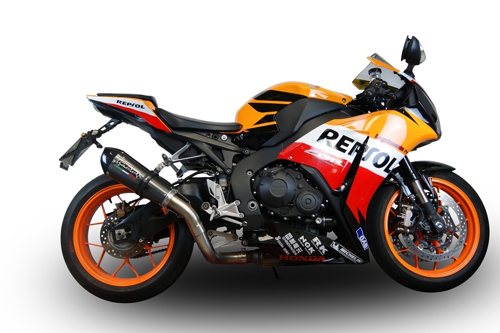 GPR exhaust compatible with  Honda CBR1000RR 2014-2016, New Grand Prix Evo Titanium, Slip-on exhaust including link pipe 