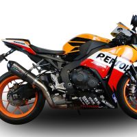 GPR exhaust compatible with  Honda CBR1000RR 2014-2016, New Grand Prix Evo Titanium, Slip-on exhaust including link pipe 