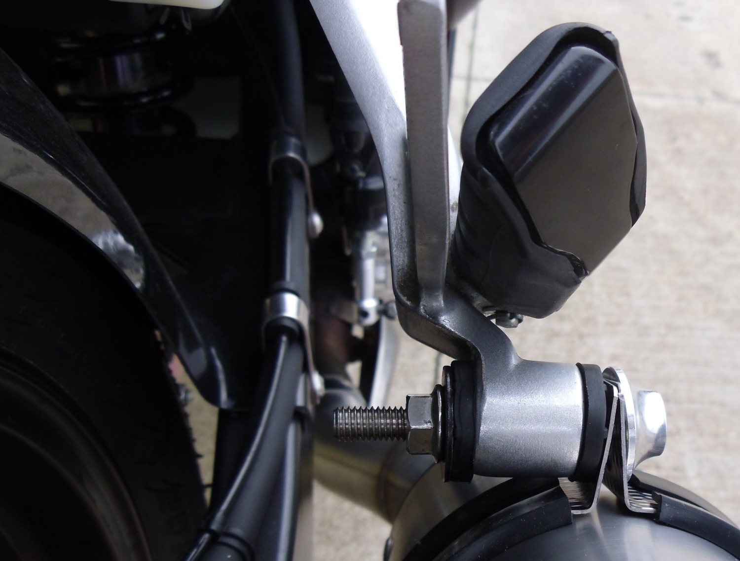 Exhaust compatible with Honda CBR500R 2023-2024, Albus Evo4, Slip-on exhaust including removable db killer and link pipe, EPA-compliant 