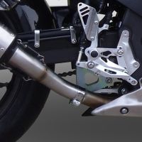 Exhaust compatible with Honda CBR500R 2023-2024, Albus Evo4, Slip-on exhaust including removable db killer and link pipe, EPA-compliant 