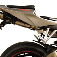 Exhaust compatible with Honda CBR600RR 2005-2006, Deeptone Inox, Slip-on exhaust including removable db killer and link pipe, not EPA-compliant 