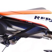Exhaust compatible with Honda CBR600RR 2005-2006, Tiburon Titanium, Slip-on exhaust including removable db killer and link pipe, not EPA-compliant 
