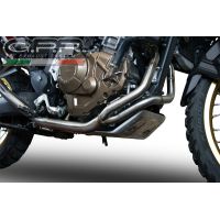 GPR exhaust compatible with Honda Crf 1000 L Africa Twin Adv-S 2018-2020, Decatalizzatore, Decat pipe 