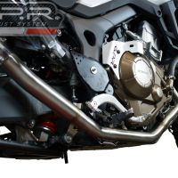 Exhaust compatible with Honda CRF1000L Africa Twin 2018-2020, Decatalizzatore, Decat pipe 