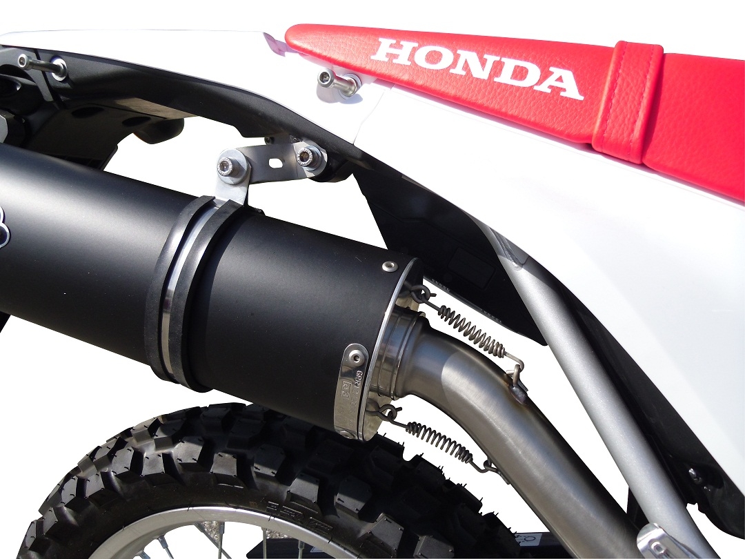 Exhaust compatible with Honda CRF250L / Rally 2017-2020, Albus Evo4, Slip-on exhaust including link pipe and removable db killer 