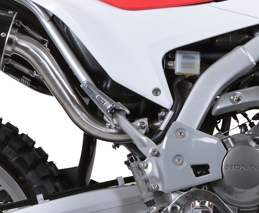 Exhaust compatible with Honda CRF250L / Rally 2017-2020, Albus Evo4, Slip-on exhaust including link pipe and removable db killer 