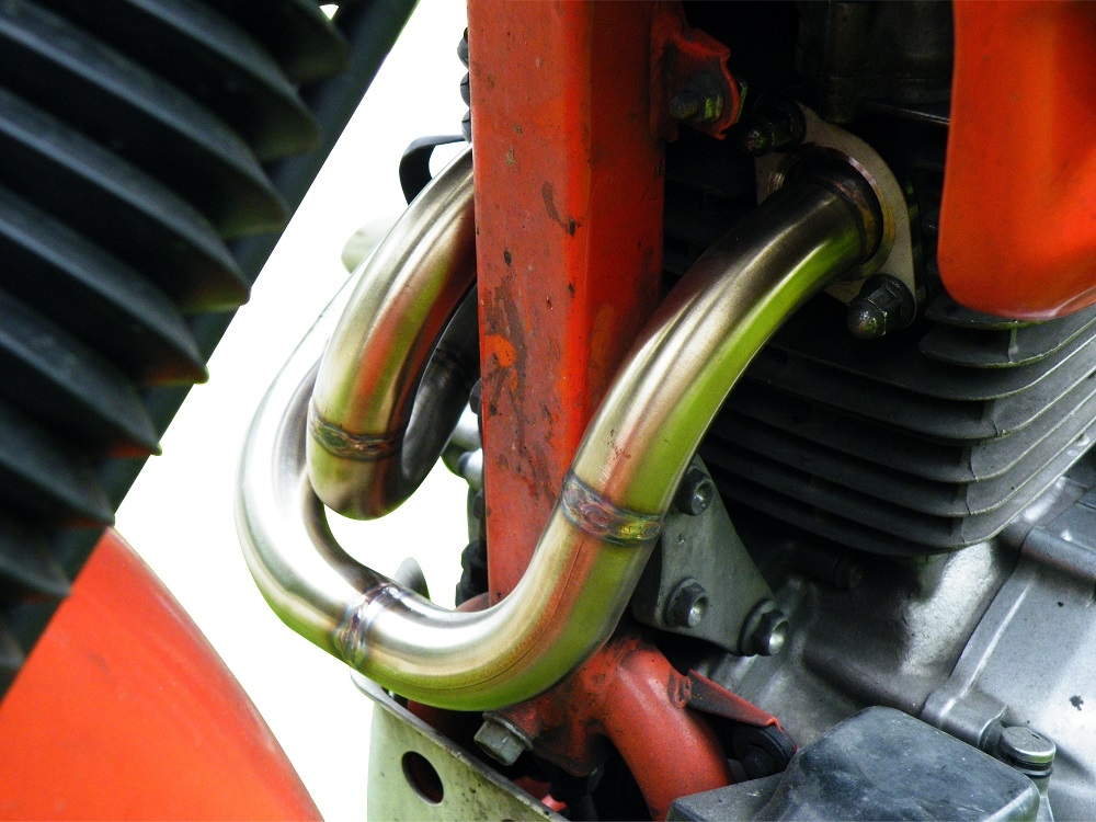 Exhaust compatible with Honda Dominator NX650 1988-2001, Decatalizzatore, Decat pipe 