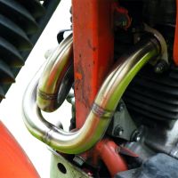 Exhaust compatible with Honda Dominator NX650 1988-2001, Decatalizzatore, Decat pipe 