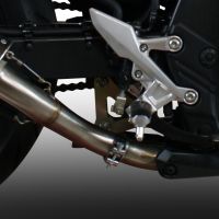 Exhaust compatible with Honda CB400X 2019-2025, Albus Evo4, Slip-on exhaust including removable db killer and link pipe, EPA-compliant 