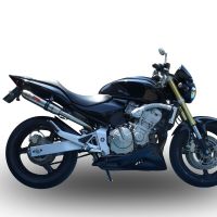 Exhaust compatible with Honda CB600F Hornet 2003-2006, Deeptone Inox, Slip-on exhaust including removable db killer and link pipe, not EPA-compliant 