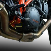 Exhaust compatible with Ktm 1290 Super Duke R 2014-2016, Decatalizzatore, Decat pipe 
