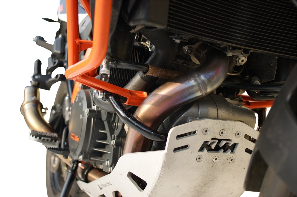 Exhaust compatible with Ktm 1290 Super Adventure 2017-2020, Decatalizzatore, Decat pipe 