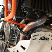 Exhaust compatible with Ktm 1290 Super Adventure 2017-2020, Decatalizzatore, Decat pipe 