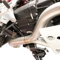 Exhaust compatible with Moto Guzzi V85TT 2019-2020, Decatalizzatore, Decat pipe 