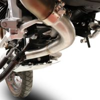 Exhaust compatible with Moto Guzzi V85TT 2019-2020, Decatalizzatore, Decat pipe 