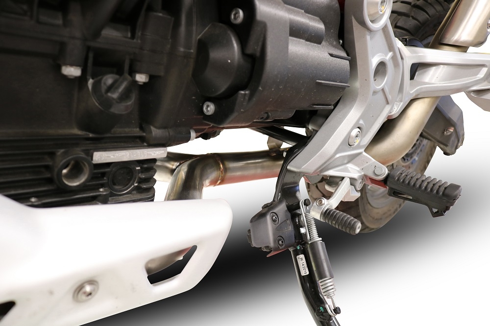 Exhaust compatible with Moto Guzzi V85TT 2019-2020, Decatalizzatore, Decat pipe 
